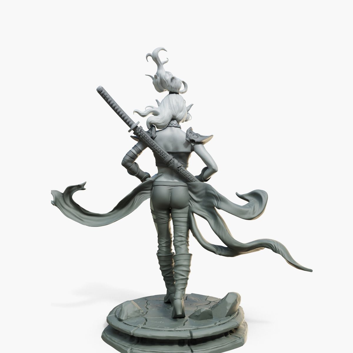 Lyra resin figure