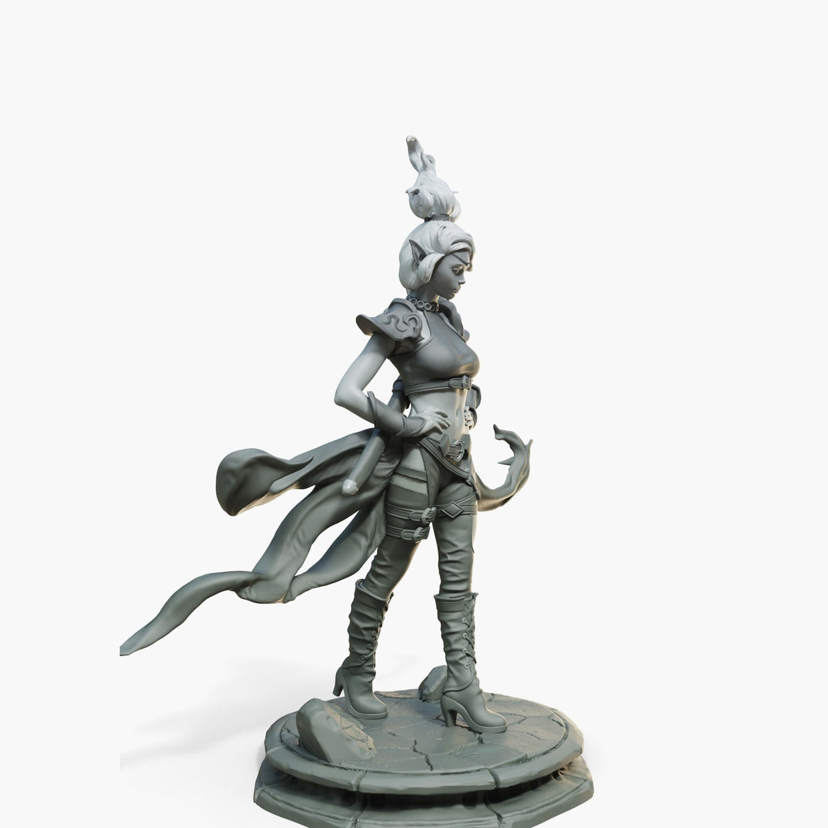 Lyra resin figure