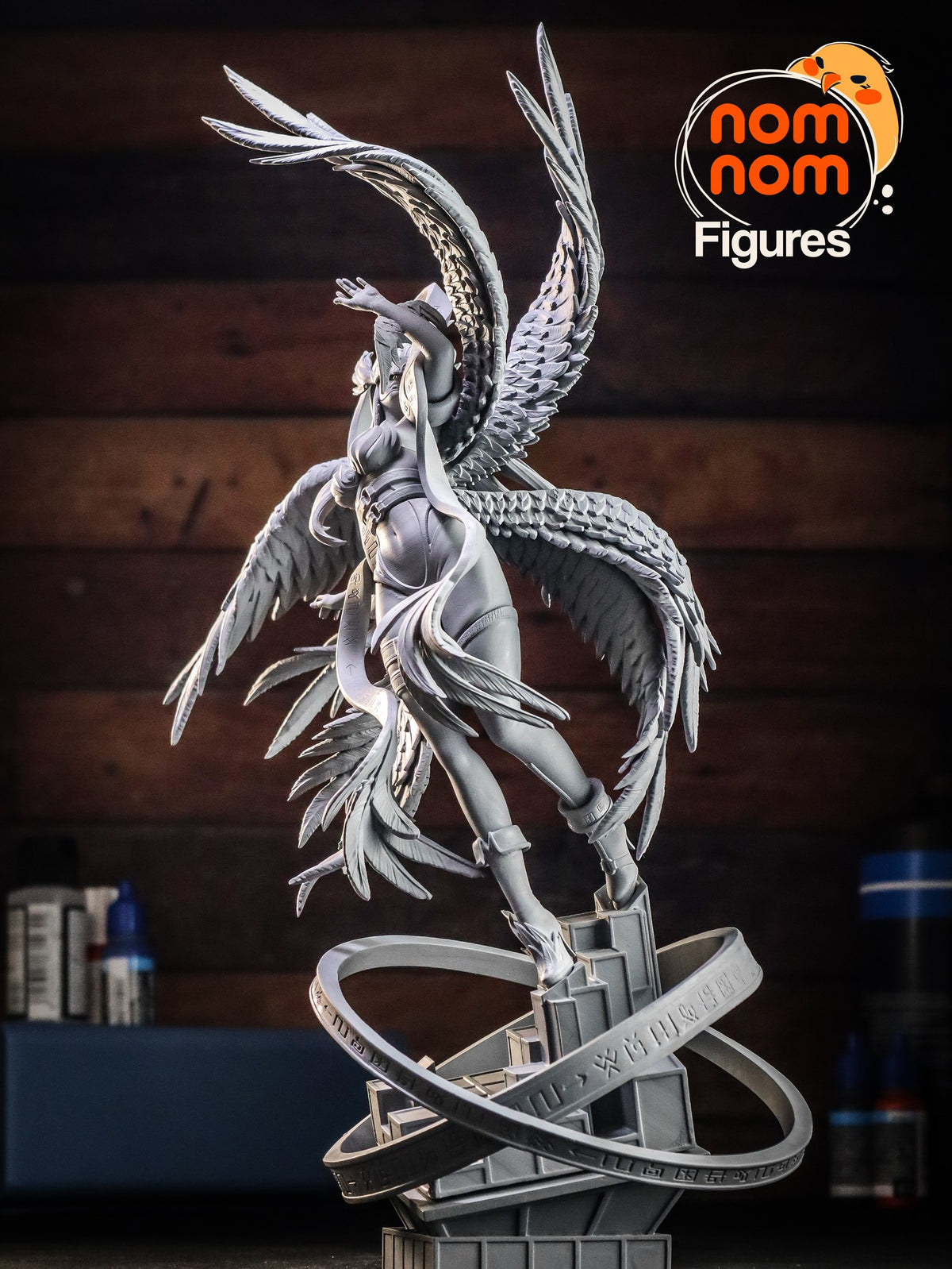 Angewomon resin figure