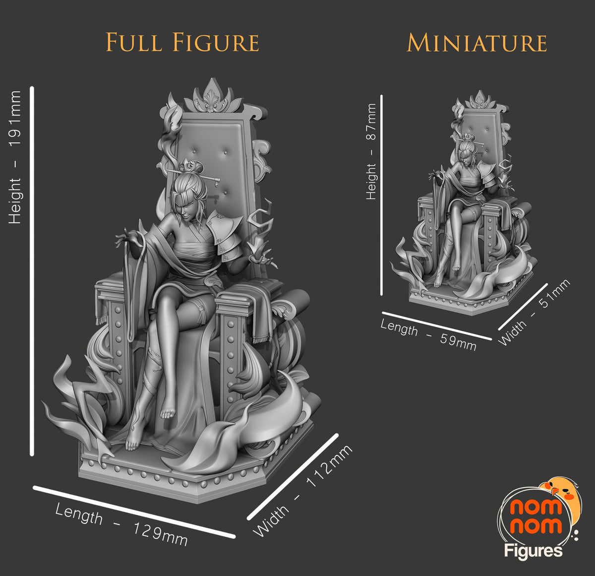 Azula resin figure