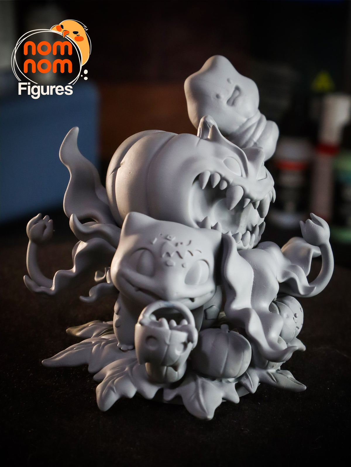 Chibi Bulbasaur resin figure