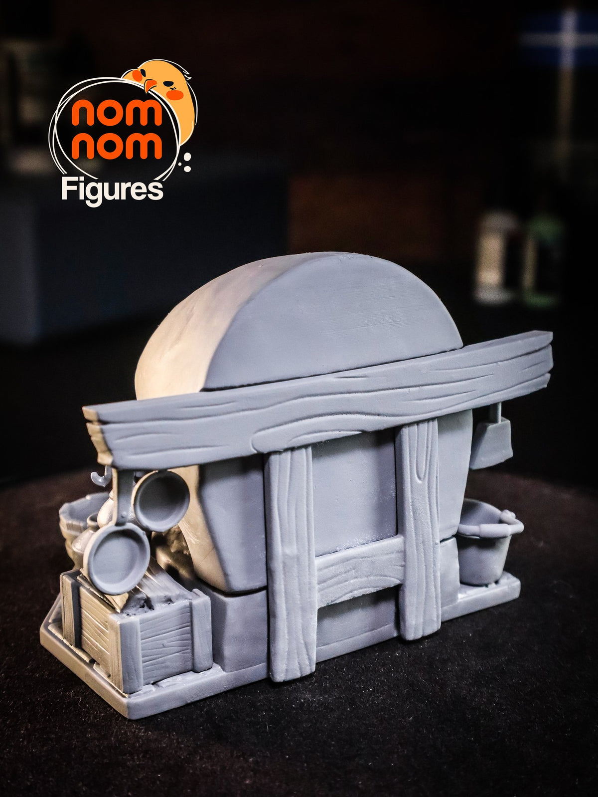 Chibi Calcifer resin figure