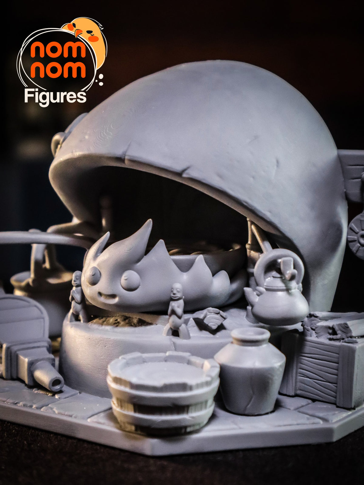 Chibi Calcifer resin figure