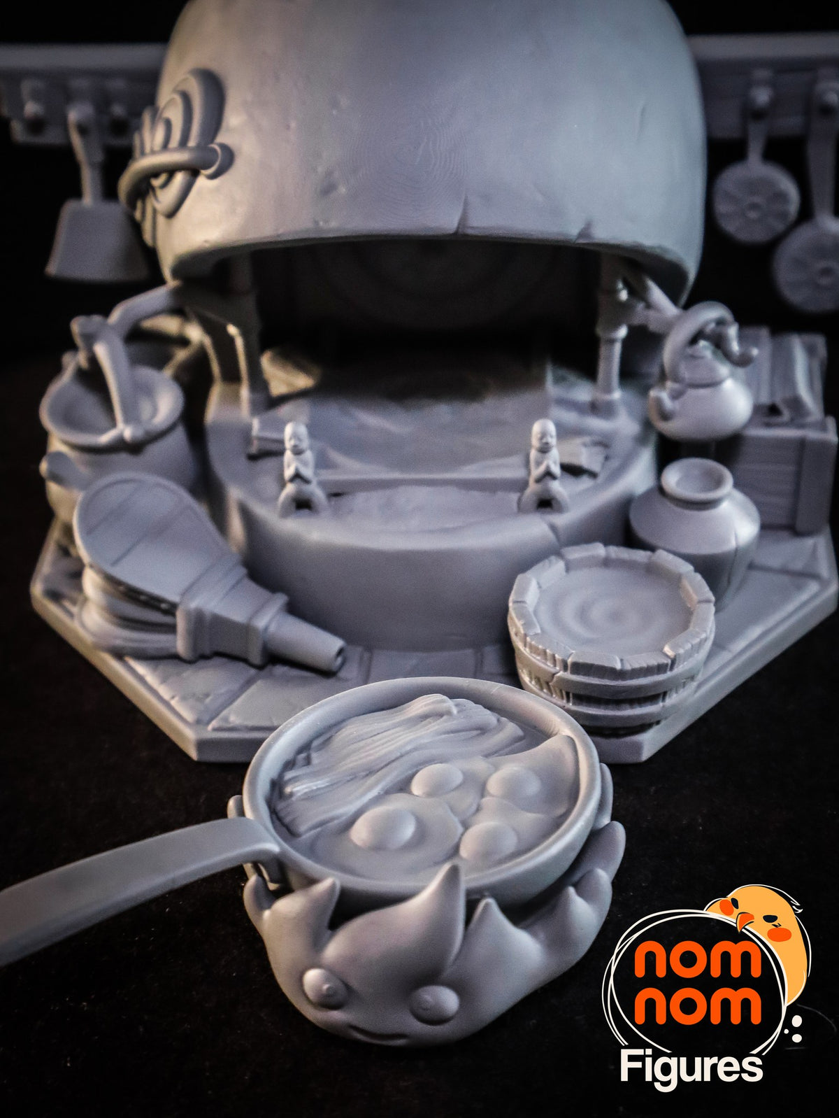 Chibi Calcifer resin figure