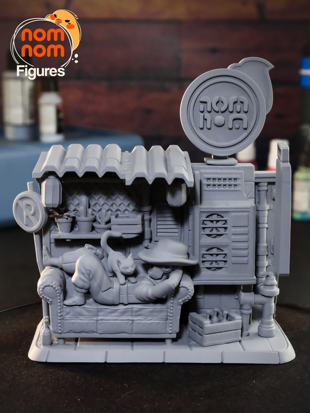 Chibi Stray Cat resin figure