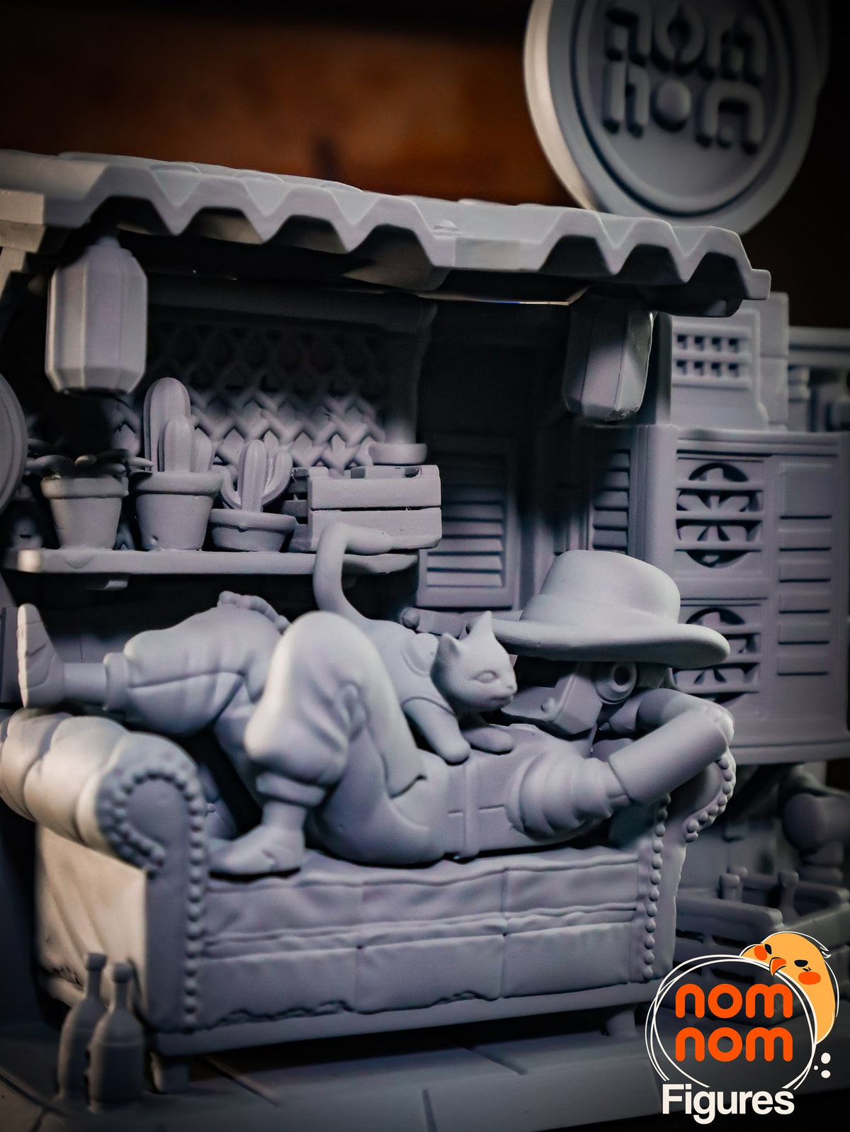 Chibi Stray Cat resin figure