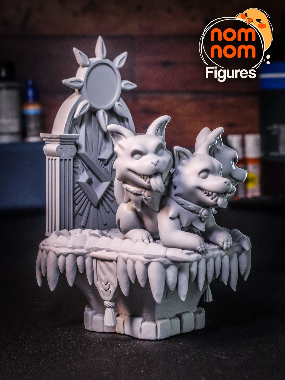 Chibi Cerberus resin figure