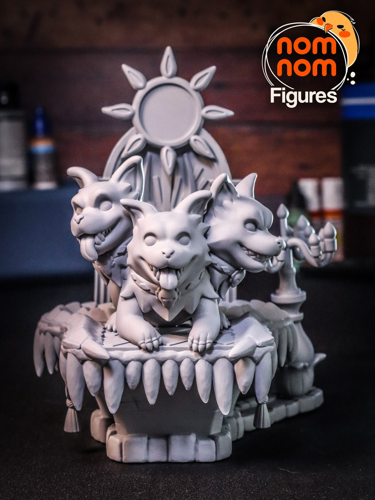 Chibi Cerberus resin figure