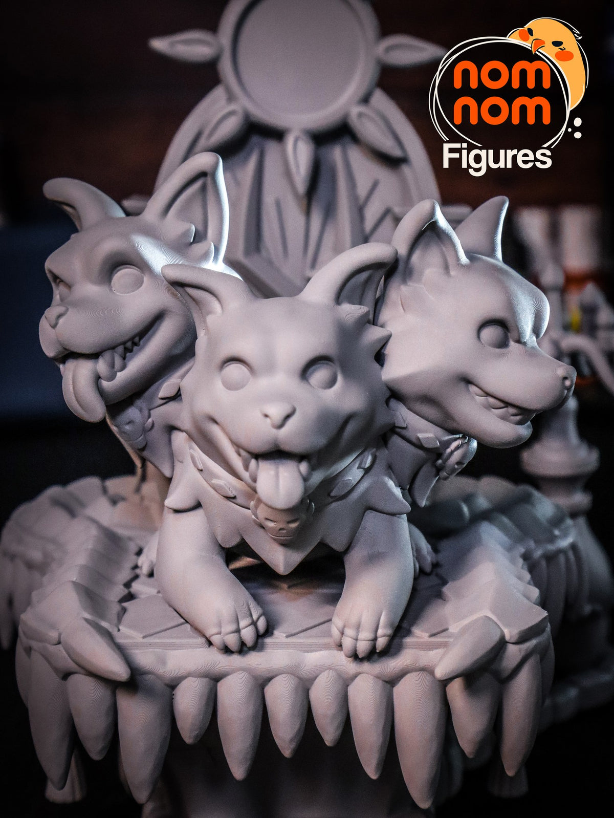 Chibi Cerberus resin figure