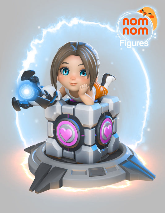 Chibi Chell resin figure