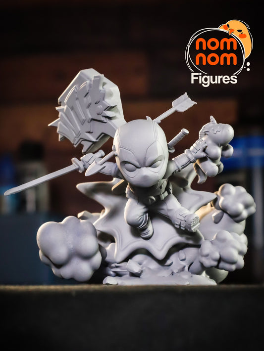 Chibi Deadpool resin figure