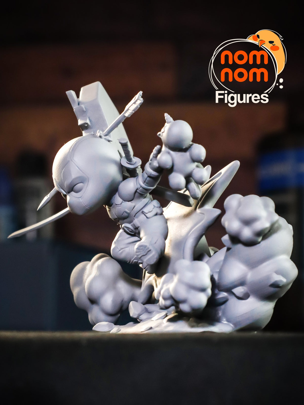 Chibi Deadpool resin figure