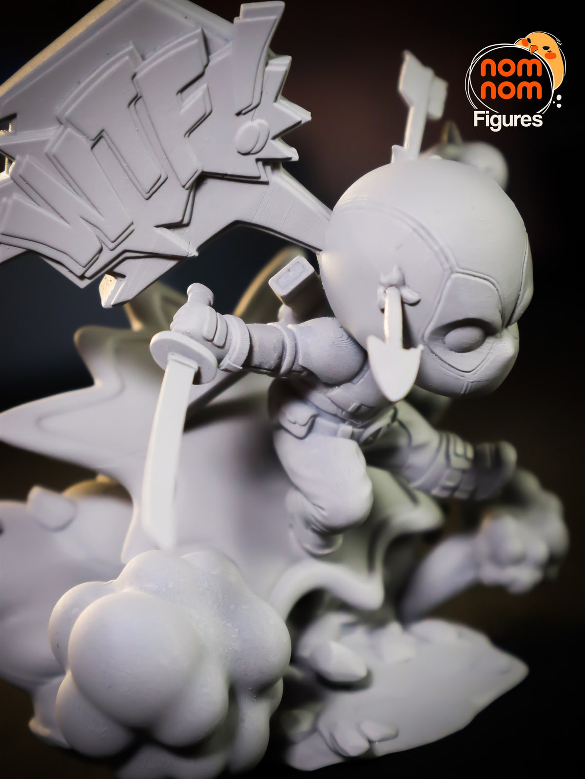 Chibi Deadpool resin figure