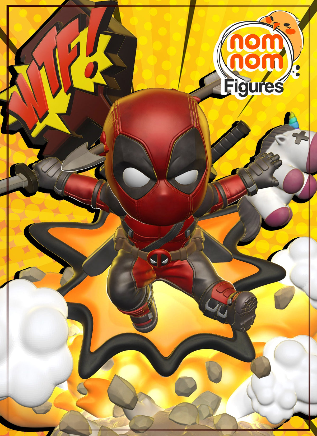 Chibi Deadpool resin figure