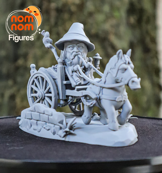 Chibi Gandalf resin figure