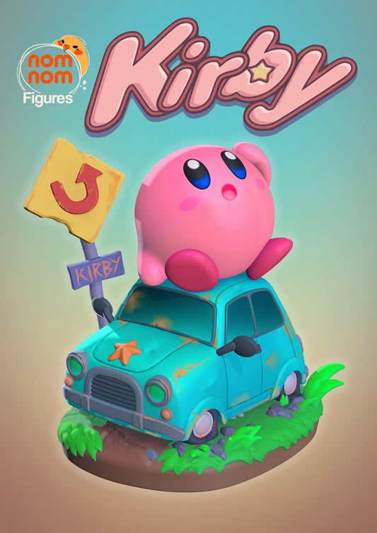 Chibi Kirby resin figure