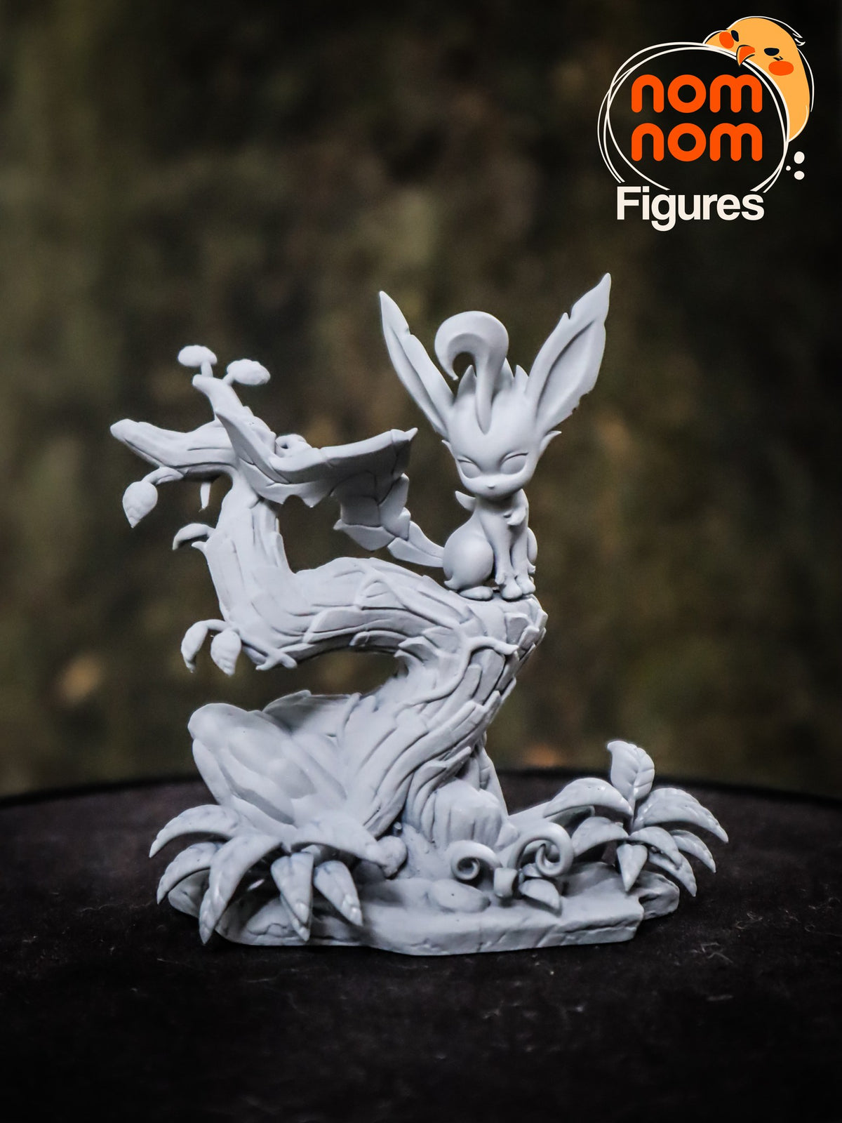 Chibi Leafeon resin figure