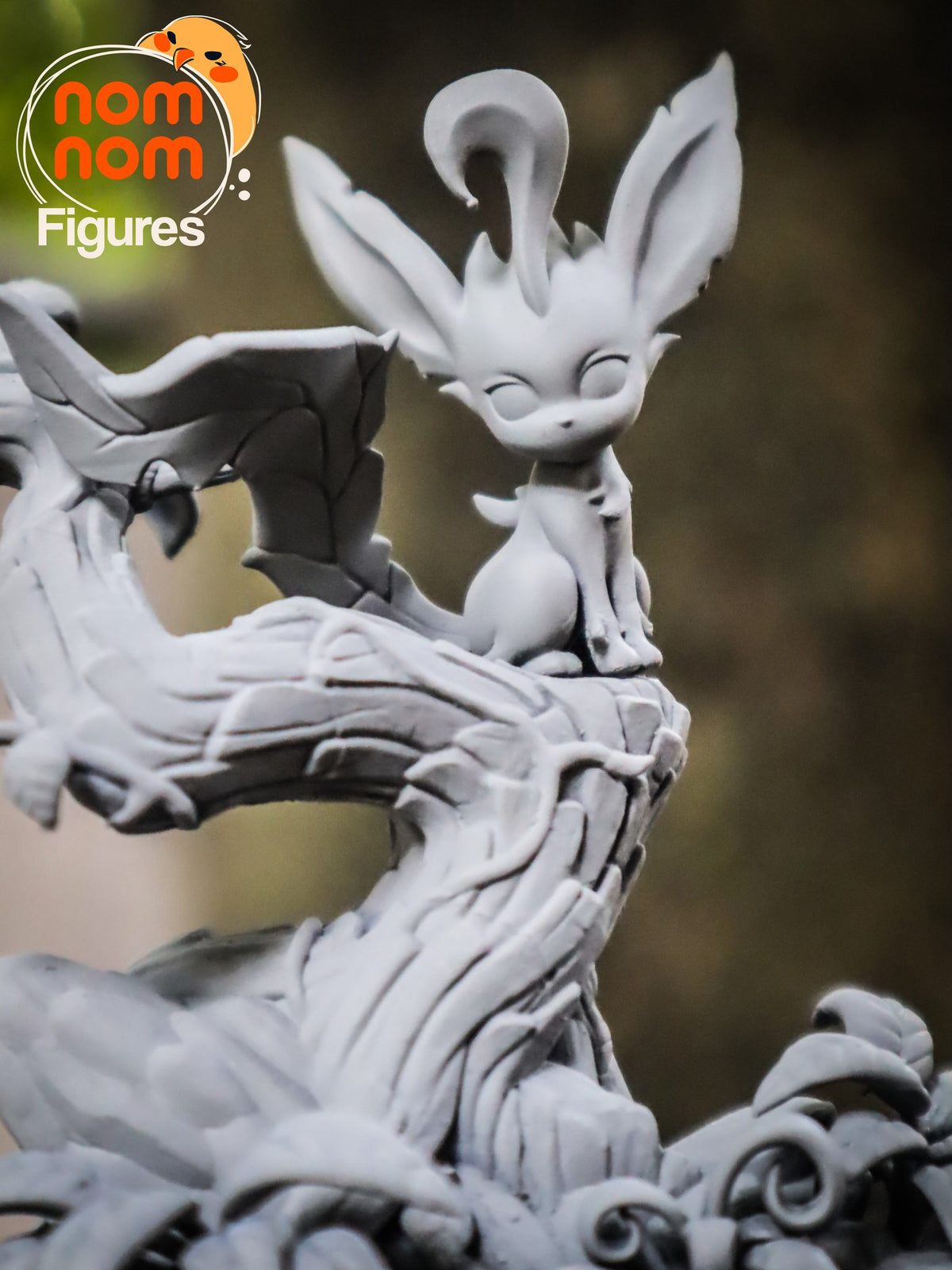 Chibi Leafeon resin figure