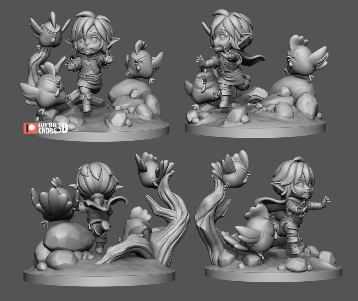 Chibi Link resin figure