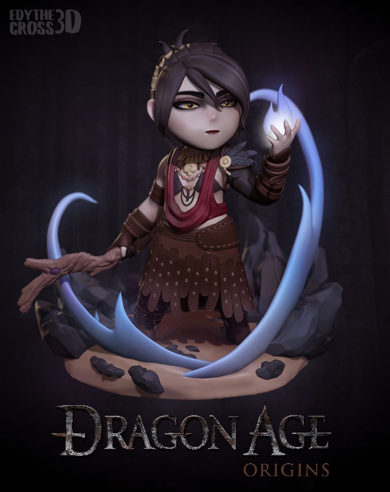 Chibi Morrigan resin figure