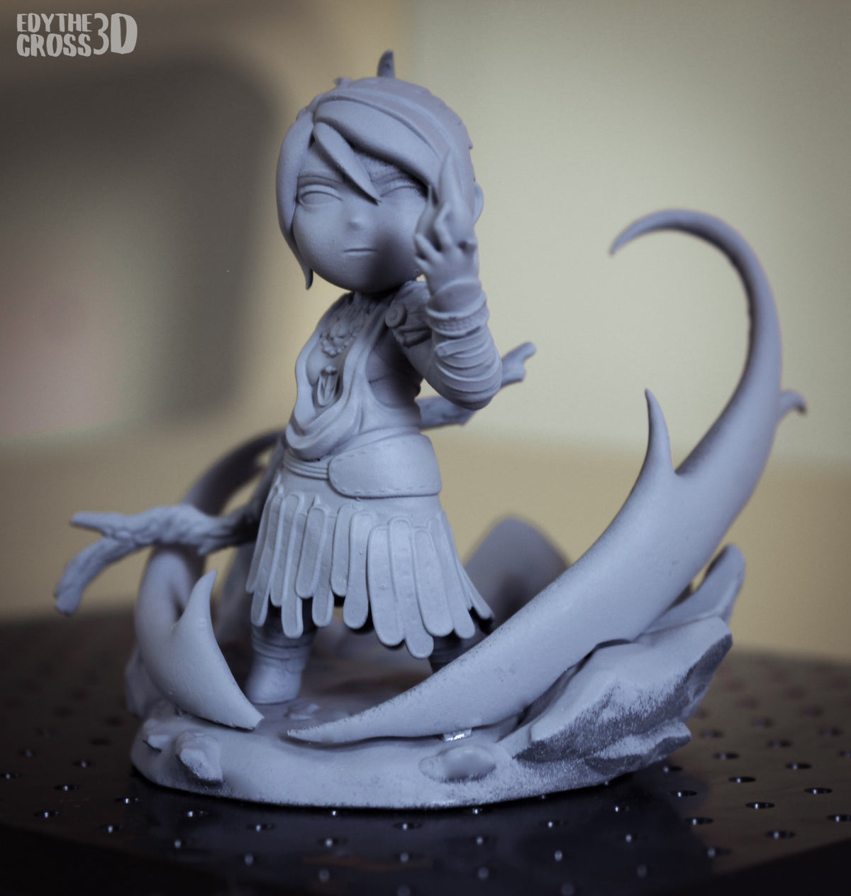 Chibi Morrigan resin figure