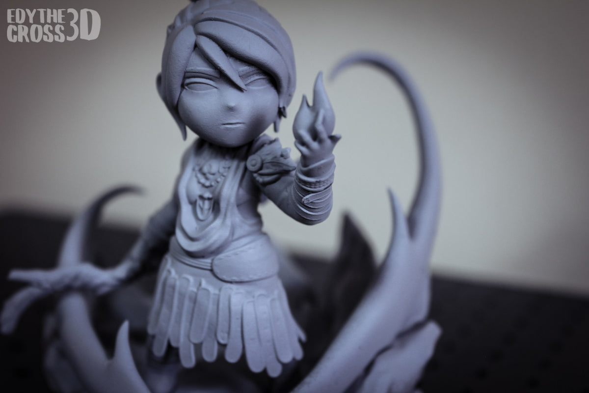 Chibi Morrigan resin figure