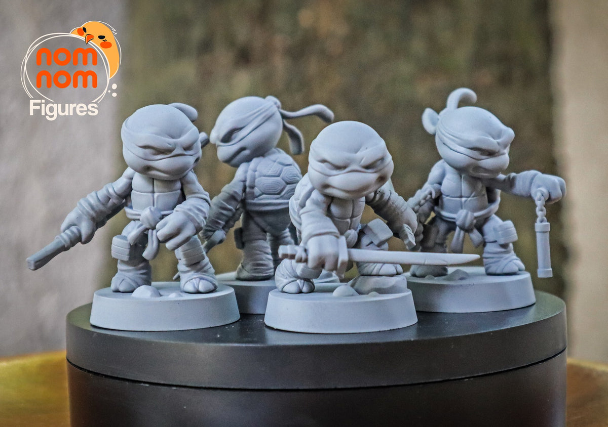 Chibi Ninja Turtles resin figure