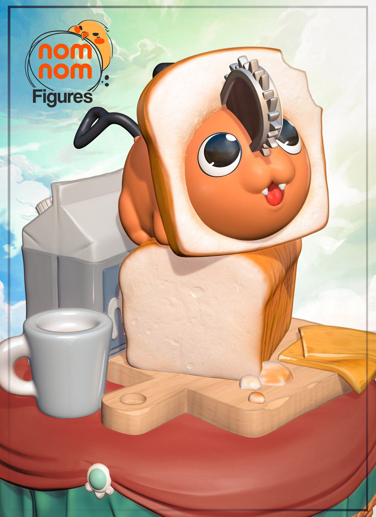 Chibi Pochita resin figure