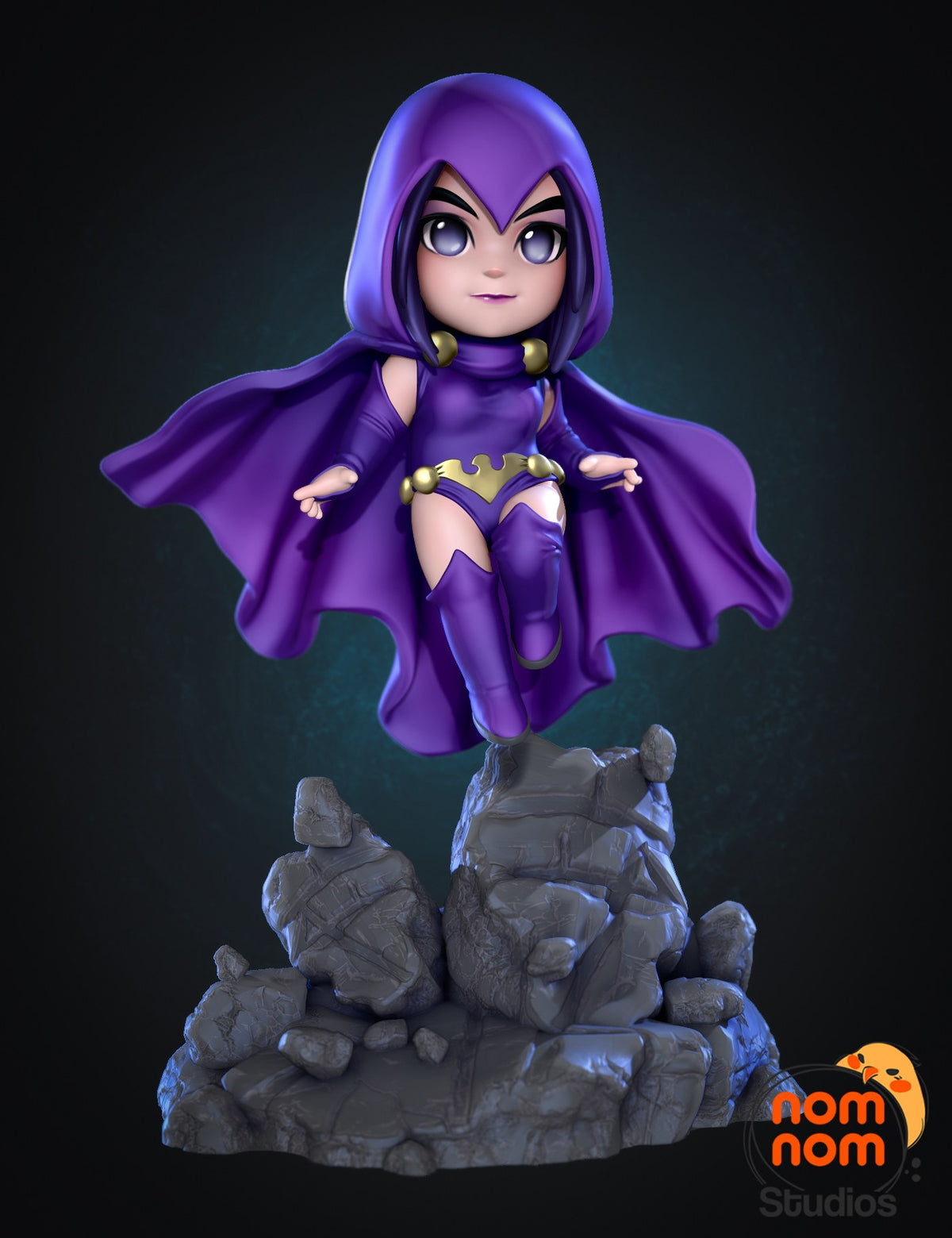 Chibi Raven resin figure