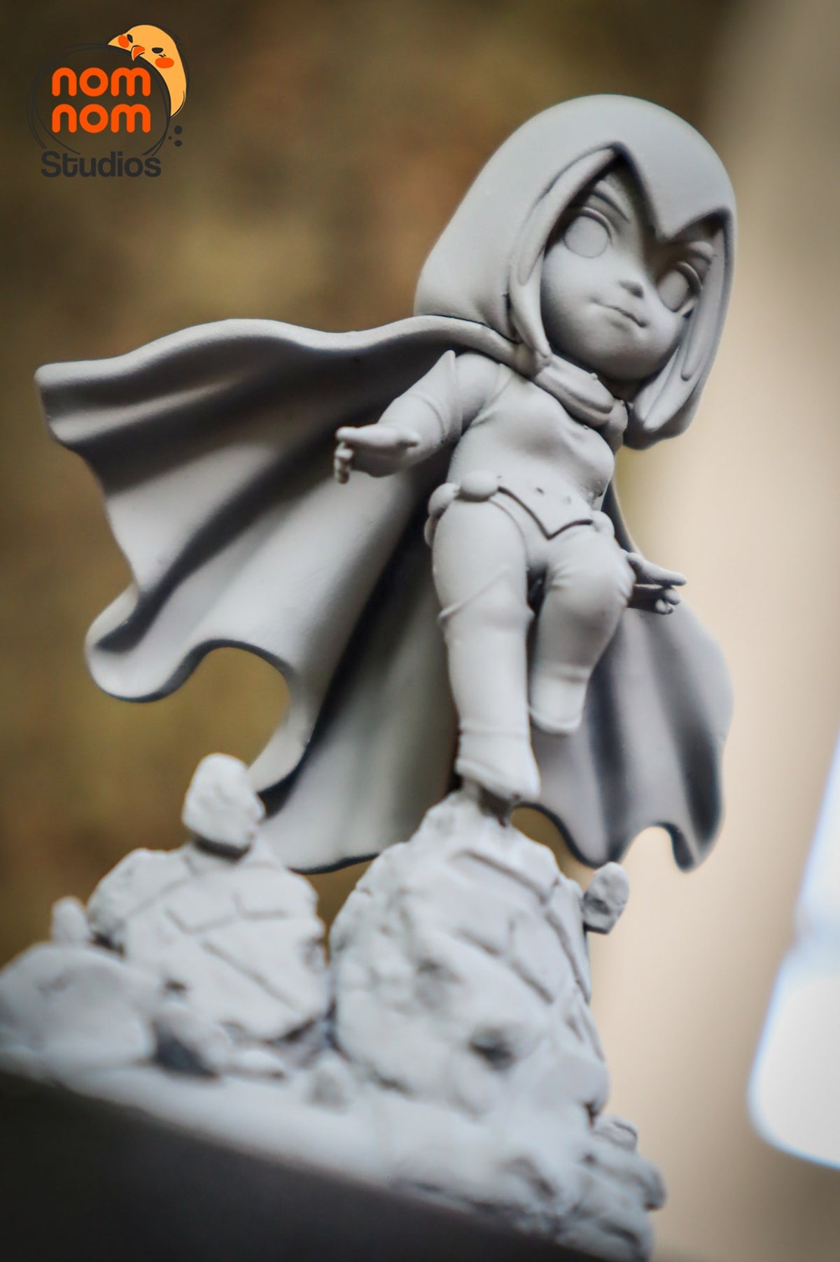 Chibi Raven resin figure