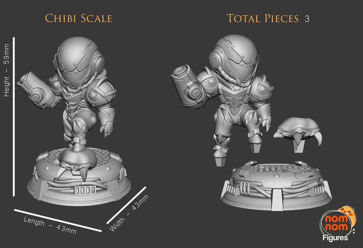 Chibi Samus resin figure