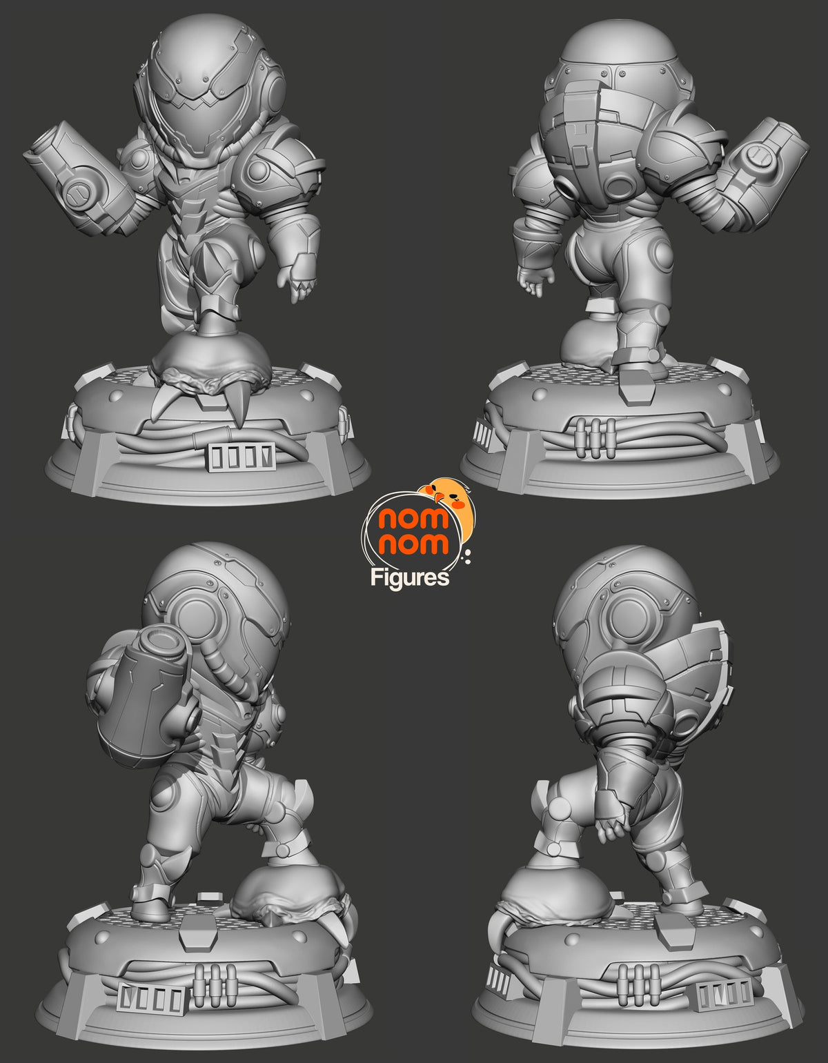 Chibi Samus resin figure