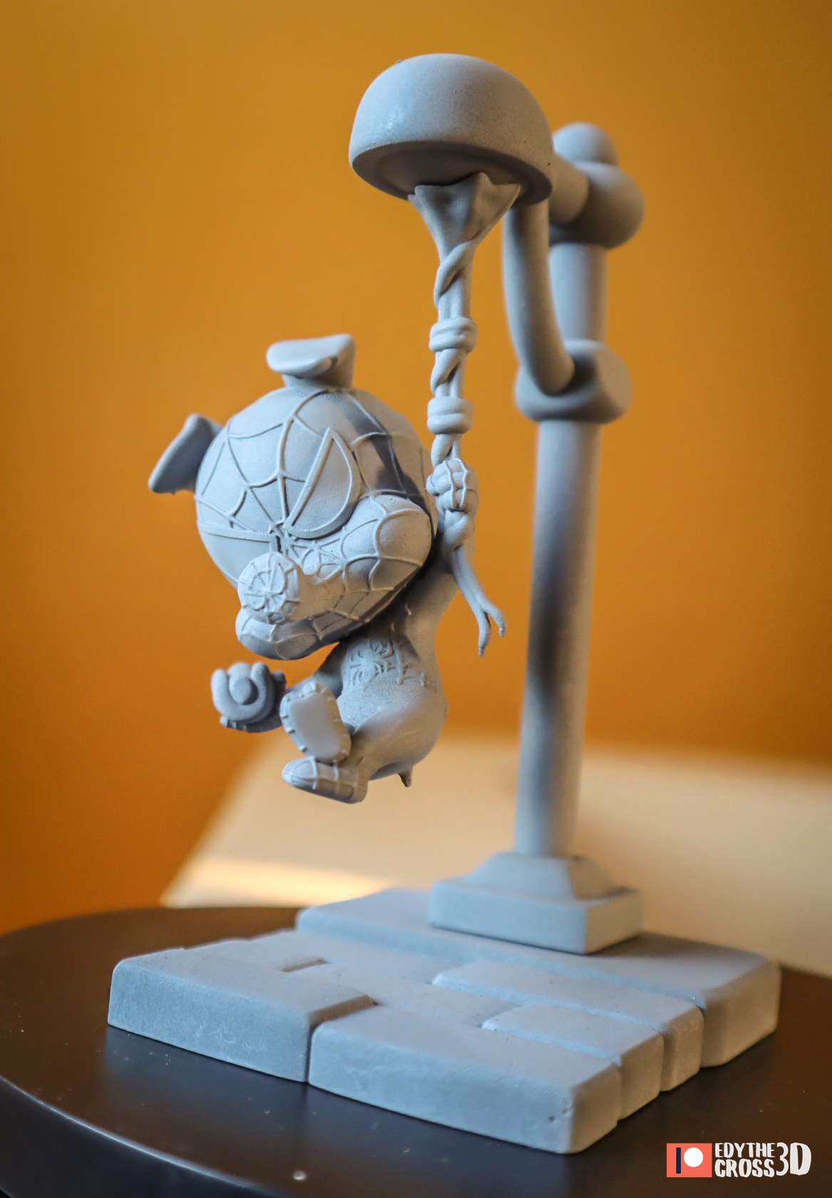 Chibi Spider-Ham resin figure