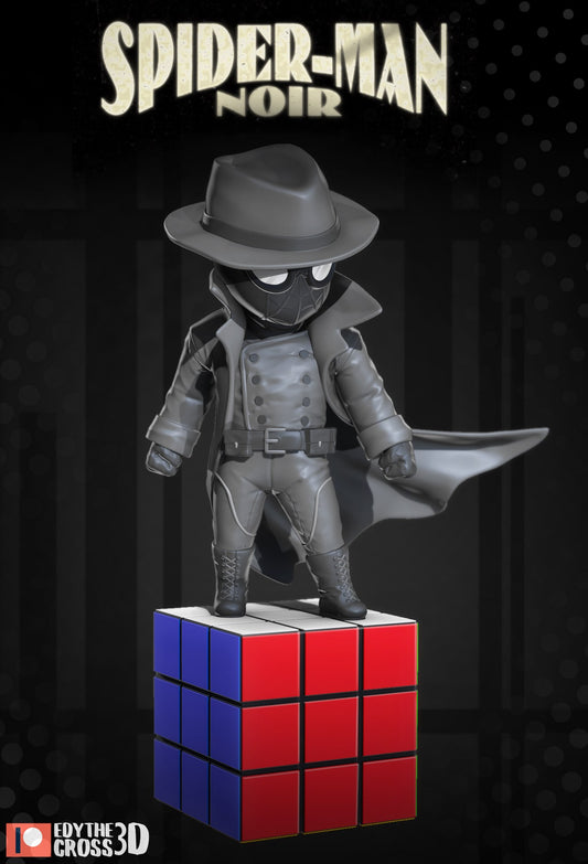 Chibi Spider-Man Noir resin figure