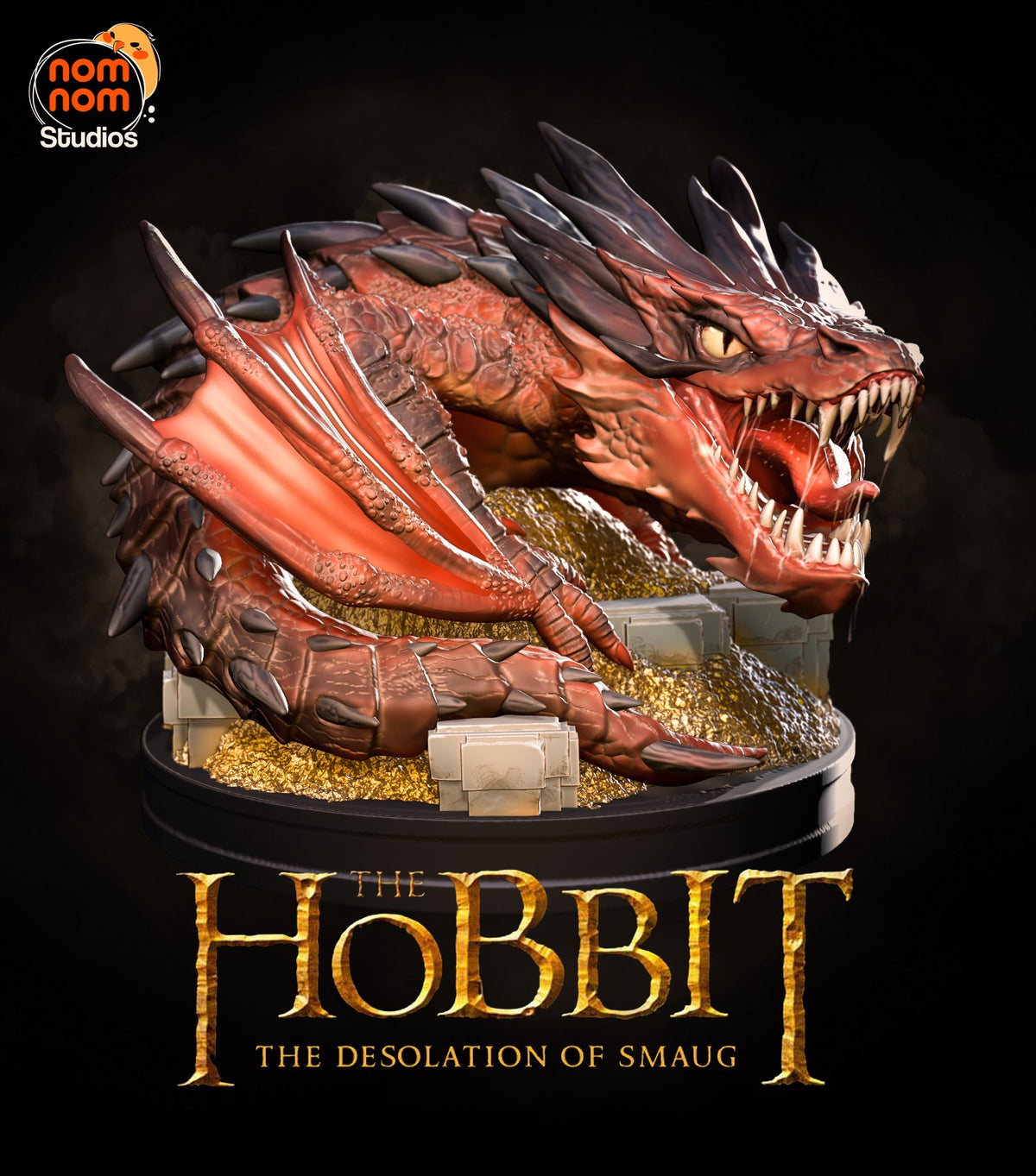 Chibi Smaug resin figure