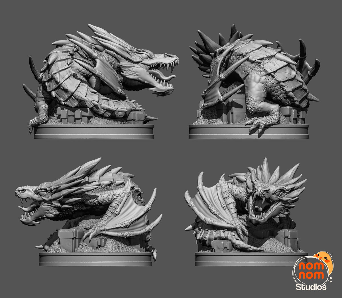 Chibi Smaug resin figure