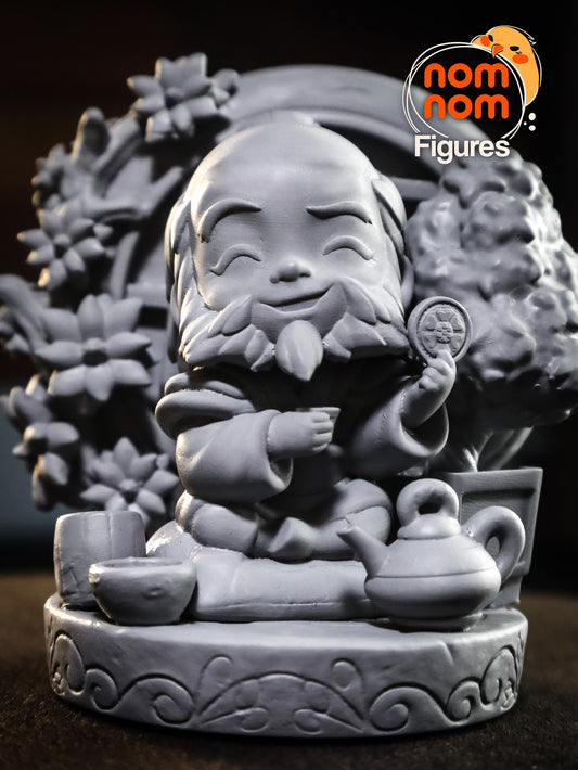 Chibi Uncle Iroh resin figure