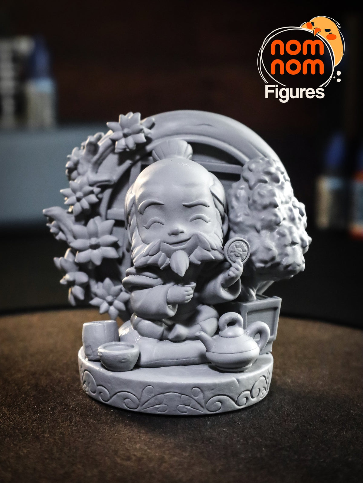 Chibi Uncle Iroh resin figure