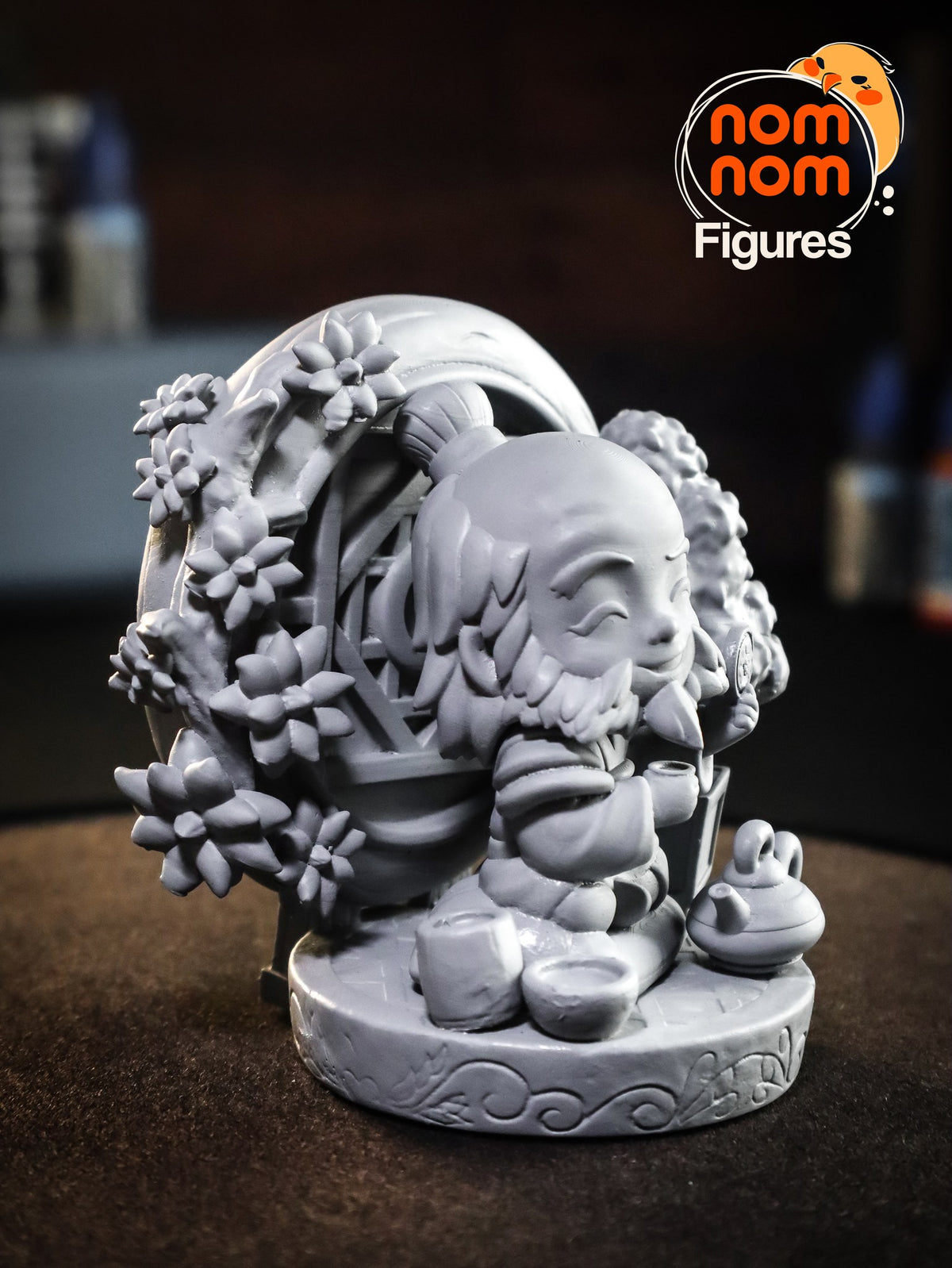 Chibi Uncle Iroh resin figure