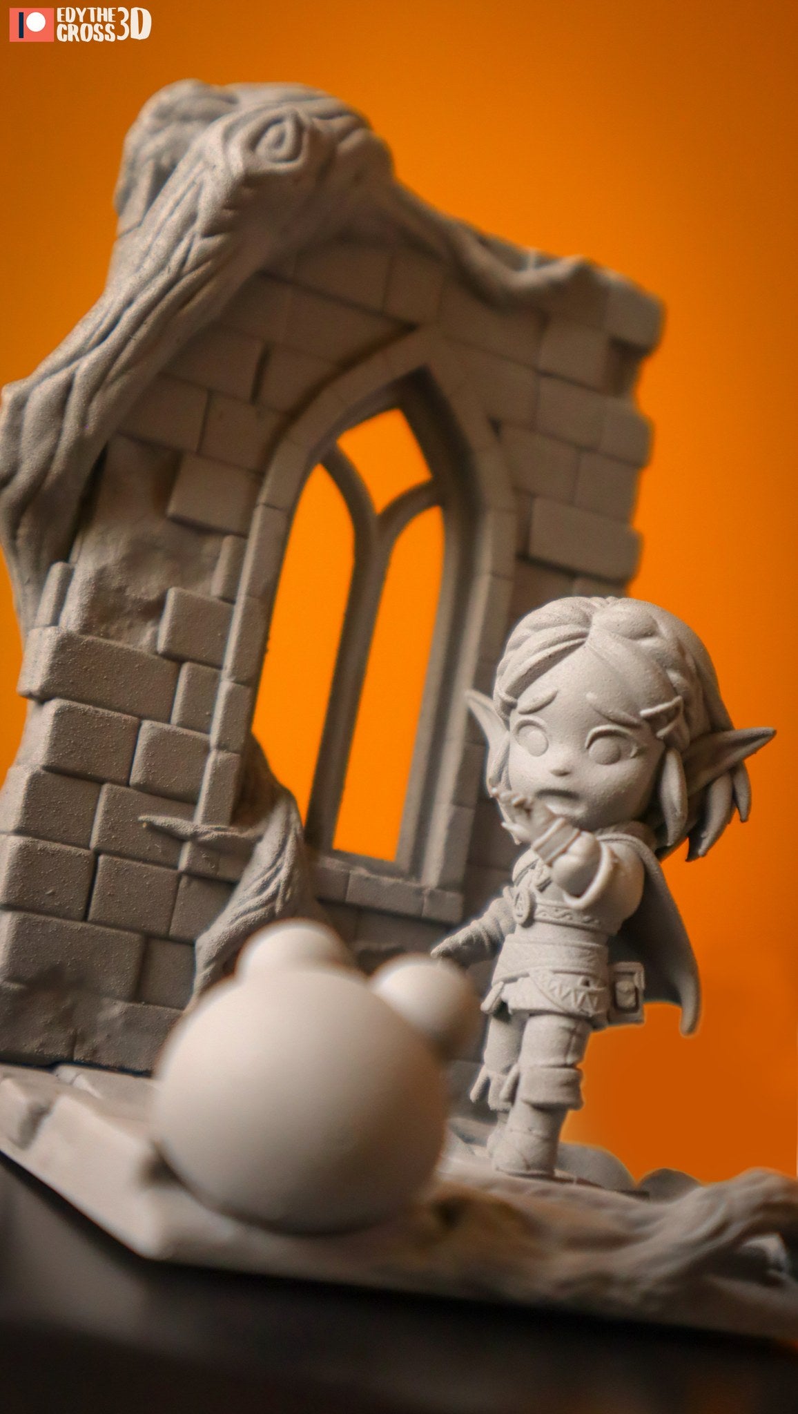 Chibi Zelda resin figure