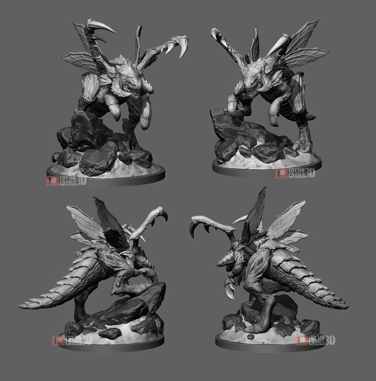 Chibi Zergling resin figure
