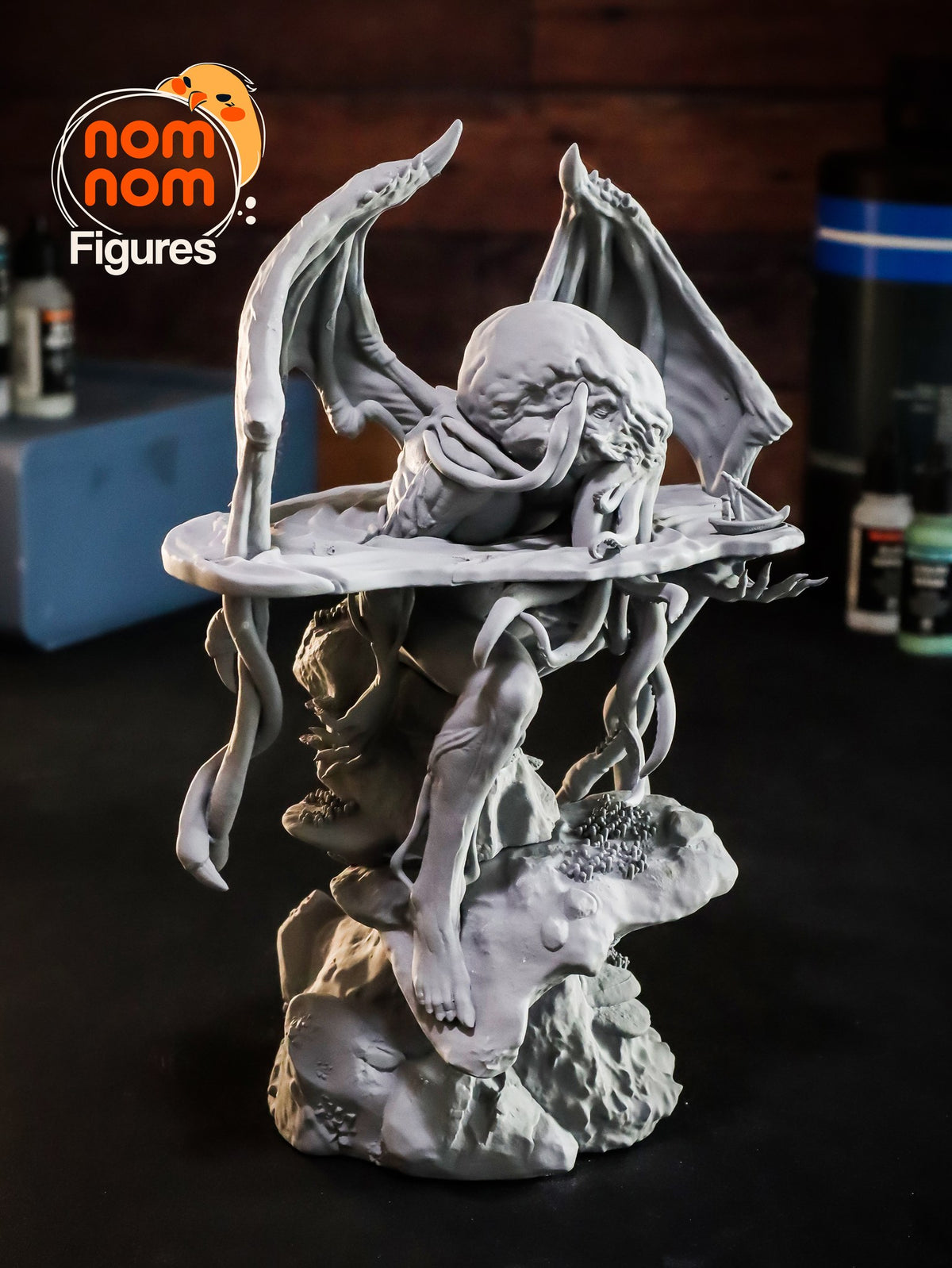 Cthulhu resin figure