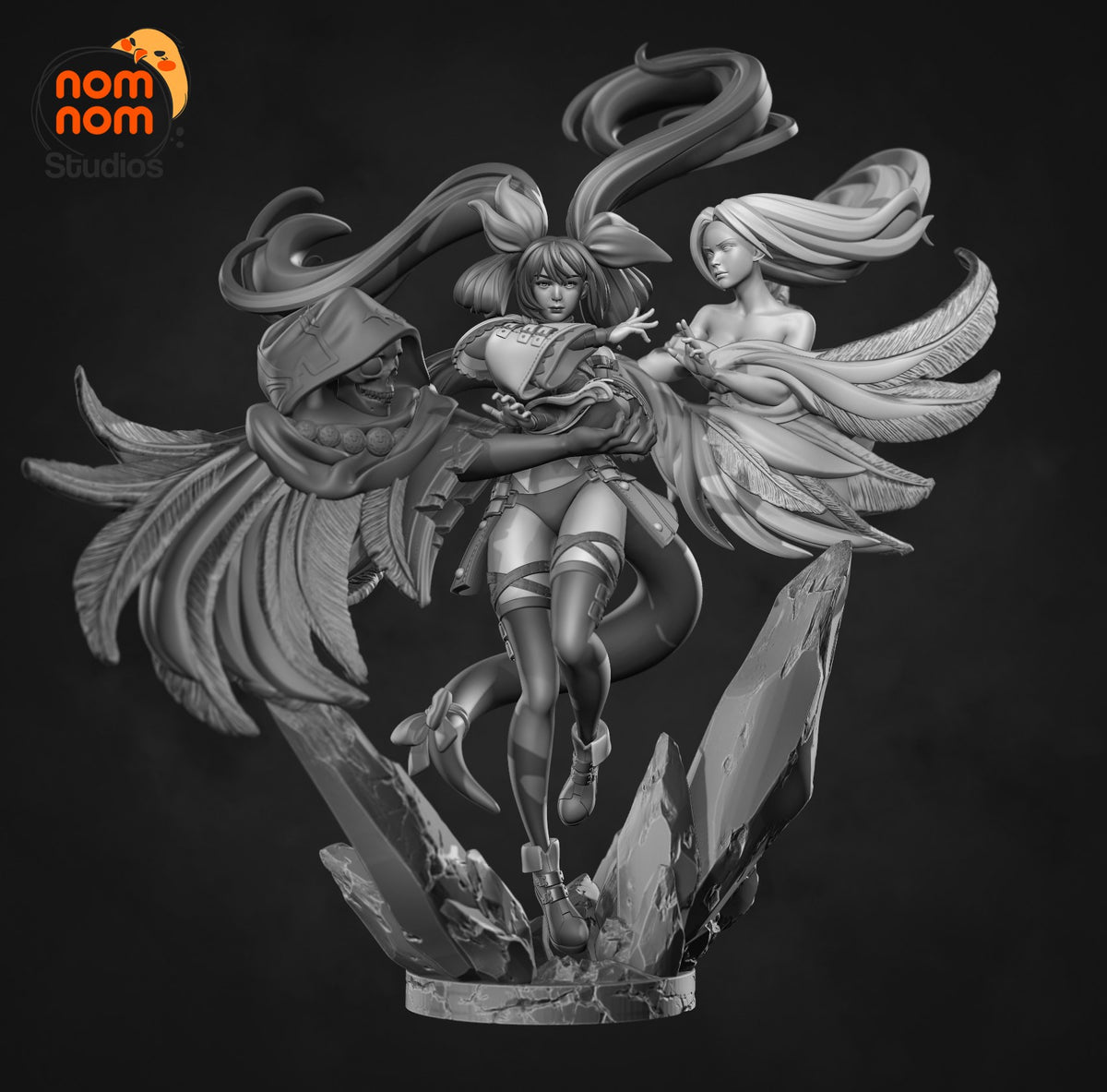 Dizzy resin figure