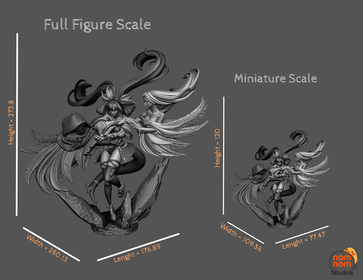 Dizzy resin figure