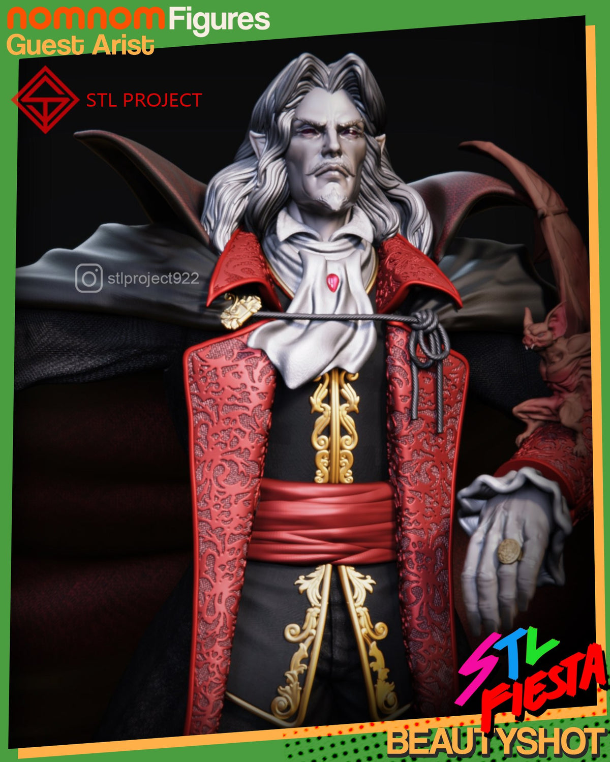 Dracula resin figure