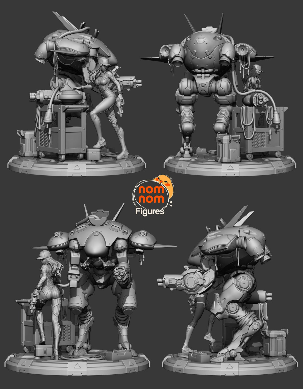D.Va resin figure