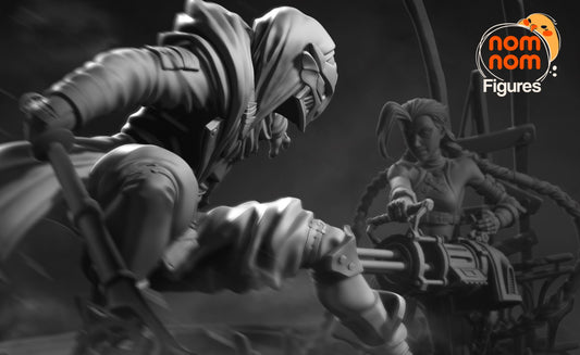 Ekko resin figure