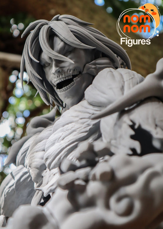 Eren Titan Base (Without Mikasa) resin figure