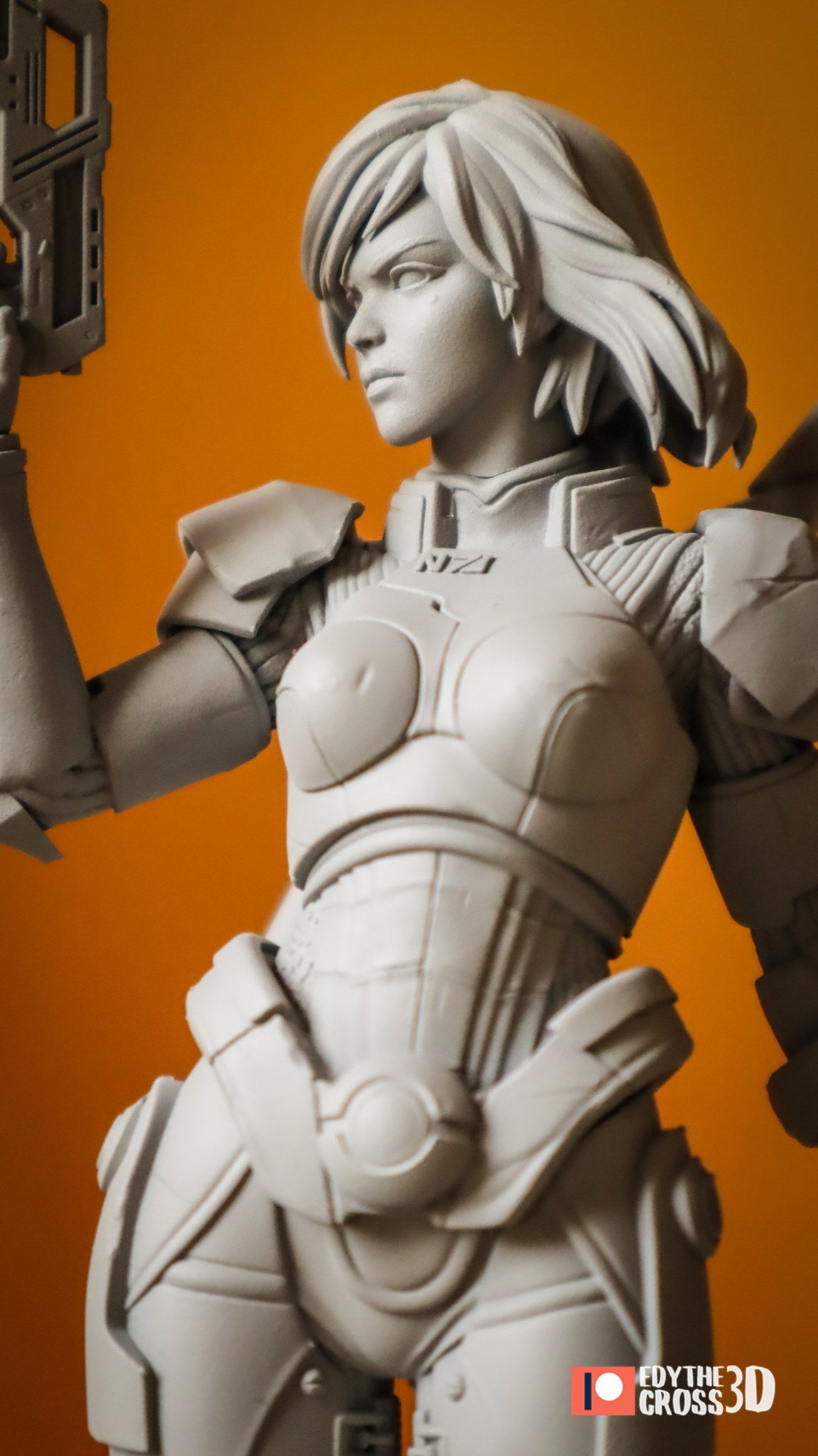 Female Shepard resin figure