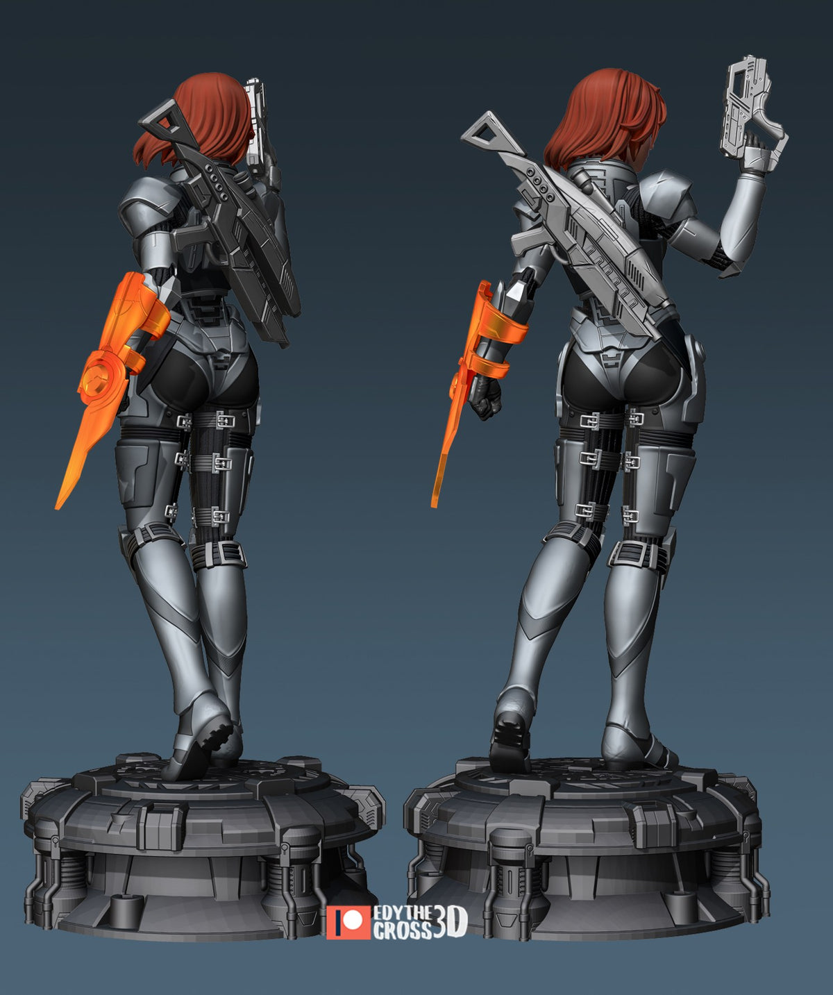 Female Shepard resin figure